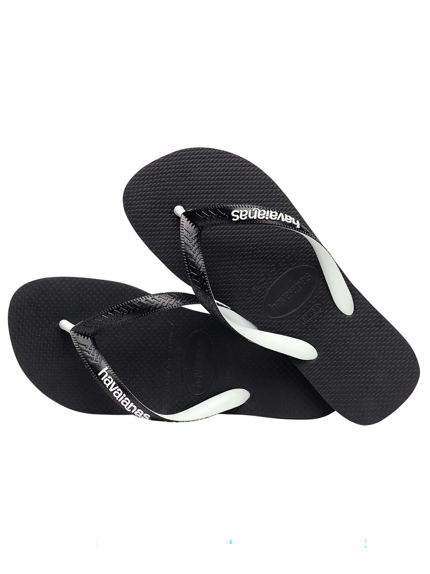 Havaianas Top Mix Flip Flops - Black/Black - Image 4