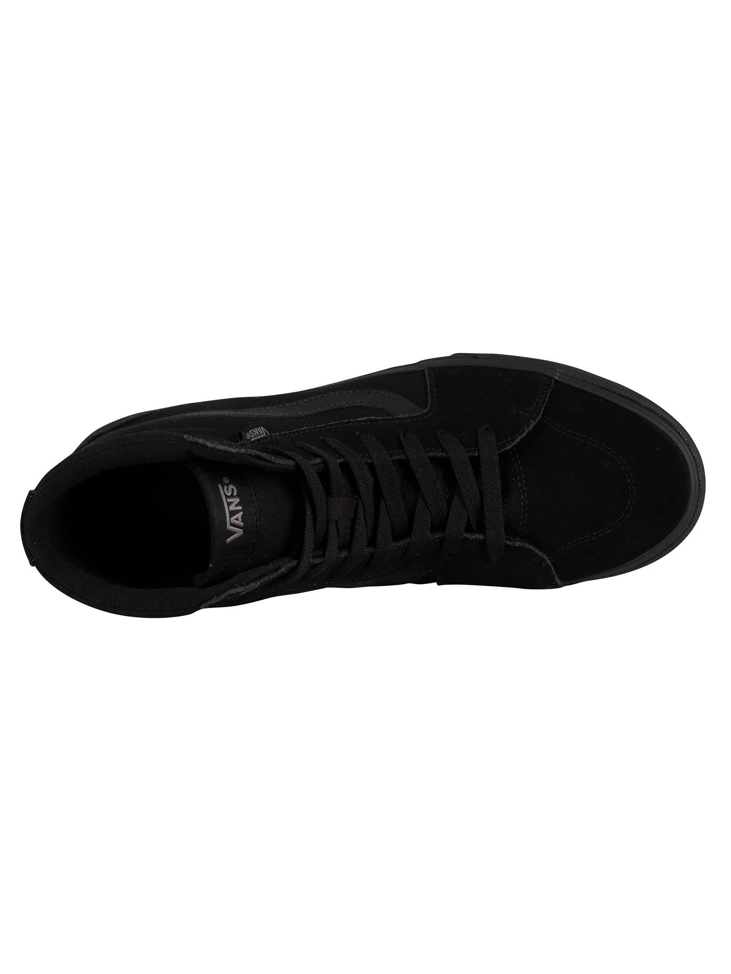 Vans Filmore Hi Suede Trainers - Black/Black - Image 6