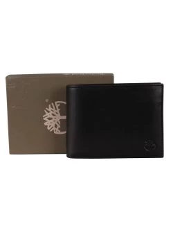 Timberland Bifold Leather Wallet - Black