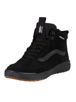 Vans Range Exo Hi Suede Trainers - Black/Black