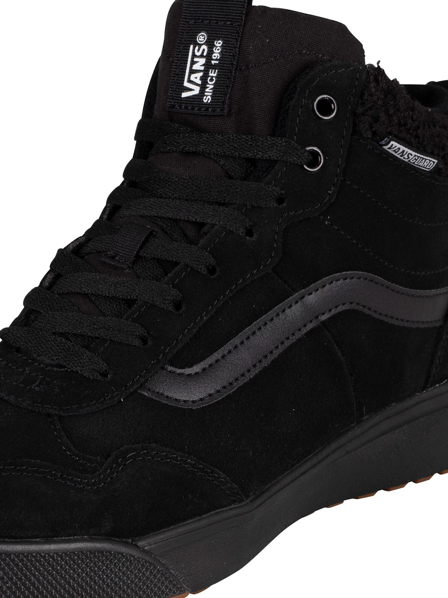 Vans Range Exo Hi Suede Trainers - Black/Black - Image 8