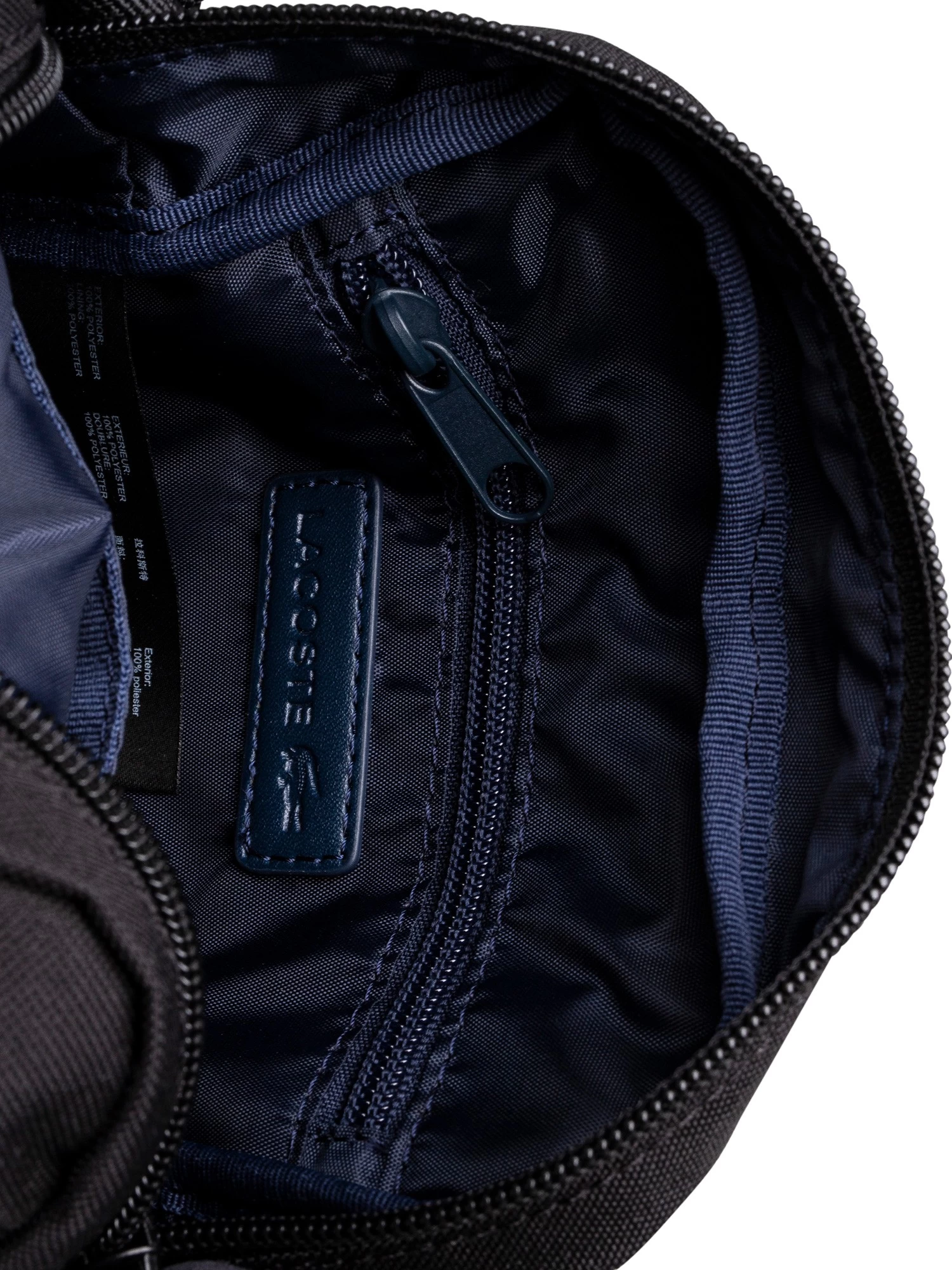 Lacoste Logo Vertical Camera Bag - Black - Image 10