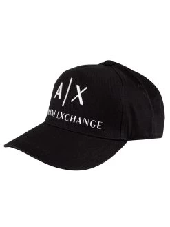 Armani Exchange Baseball Hat - Black/White