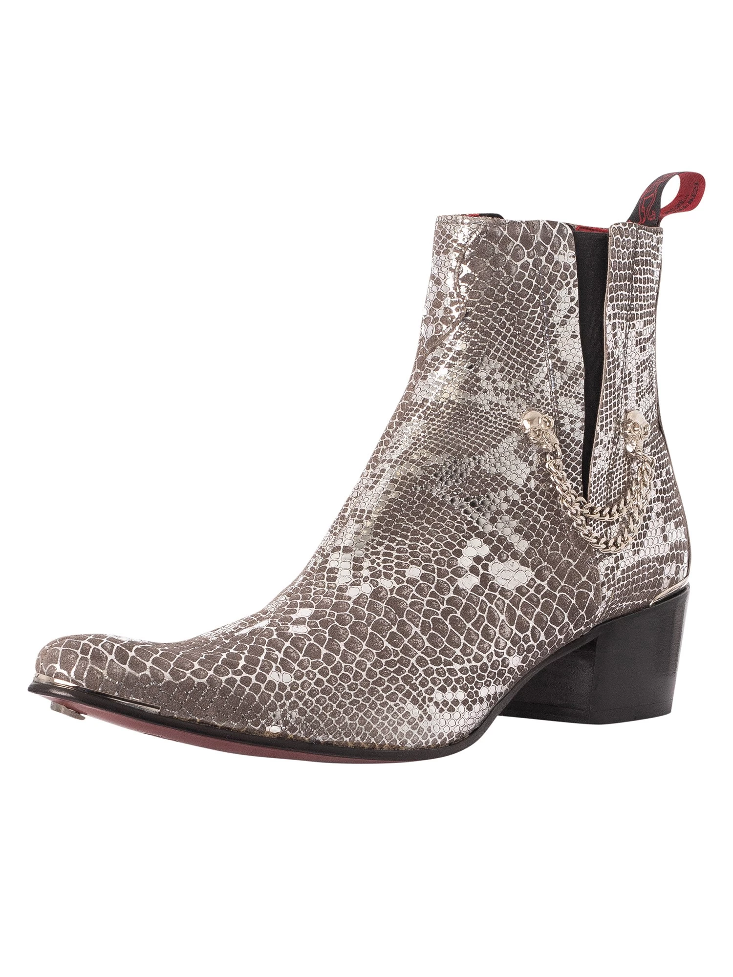 Jeffery West Beetle Leather Chelsea Boots - Asphalt