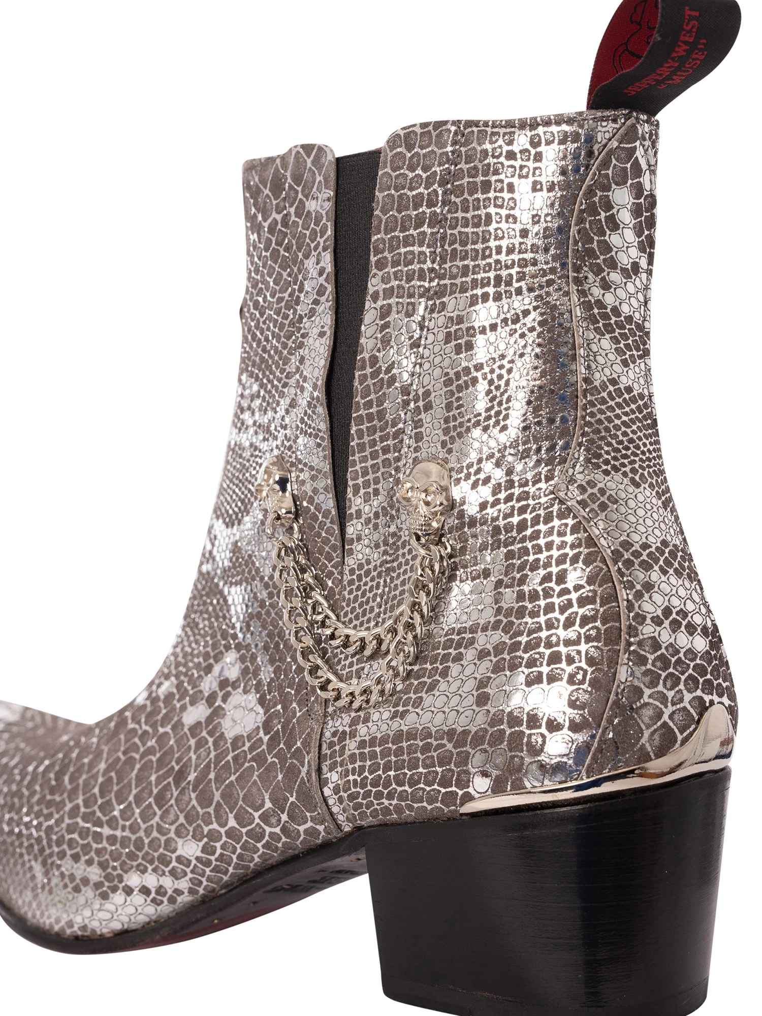 Jeffery West Beetle Leather Chelsea Boots - Asphalt - Image 9