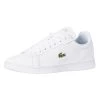 Lacoste Carnaby Pro BL23 1 SMA Leather Trainers - White/White