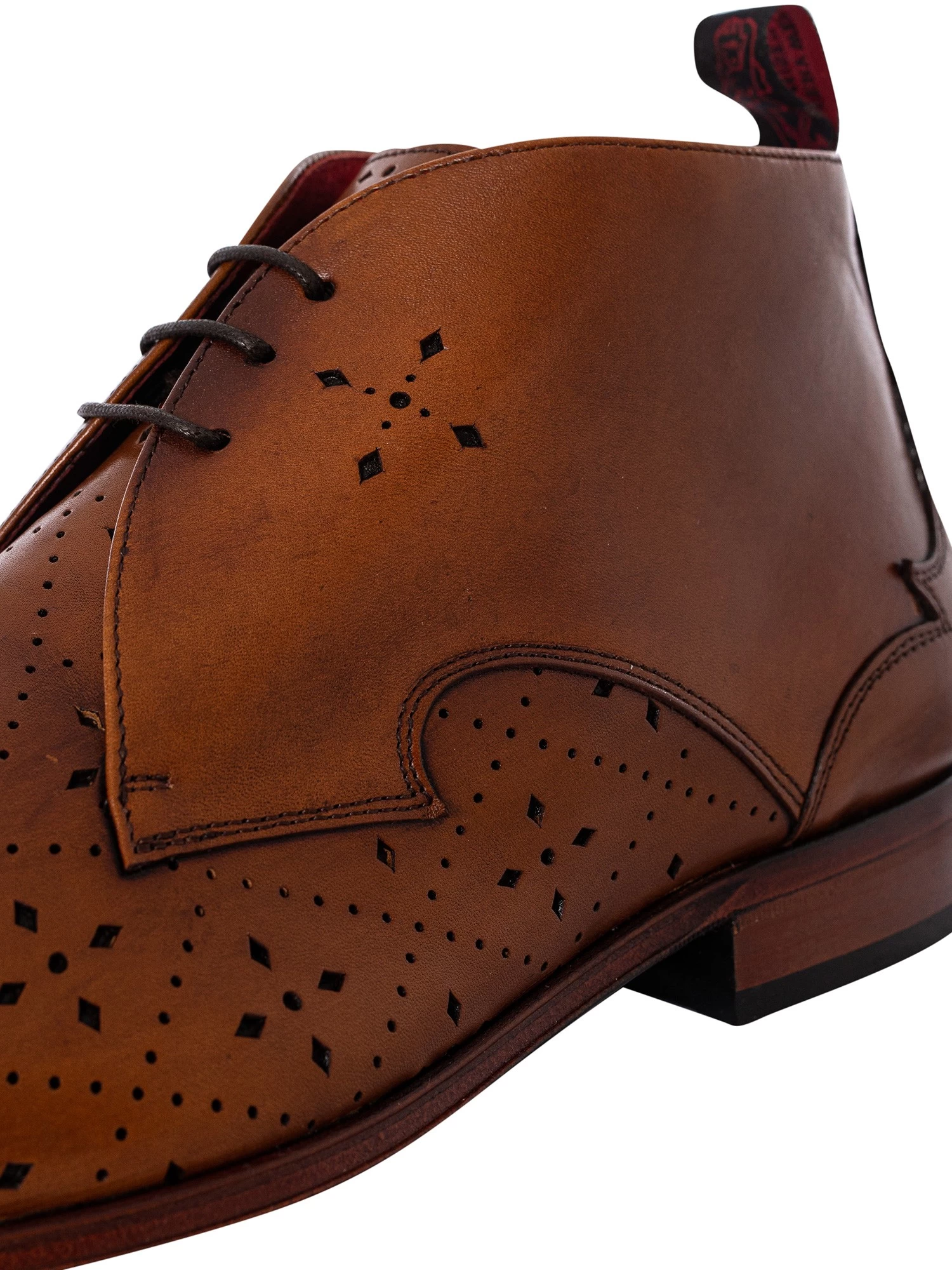 Jeffery West Chukka Diamond Leather Boots - Castano - Image 8
