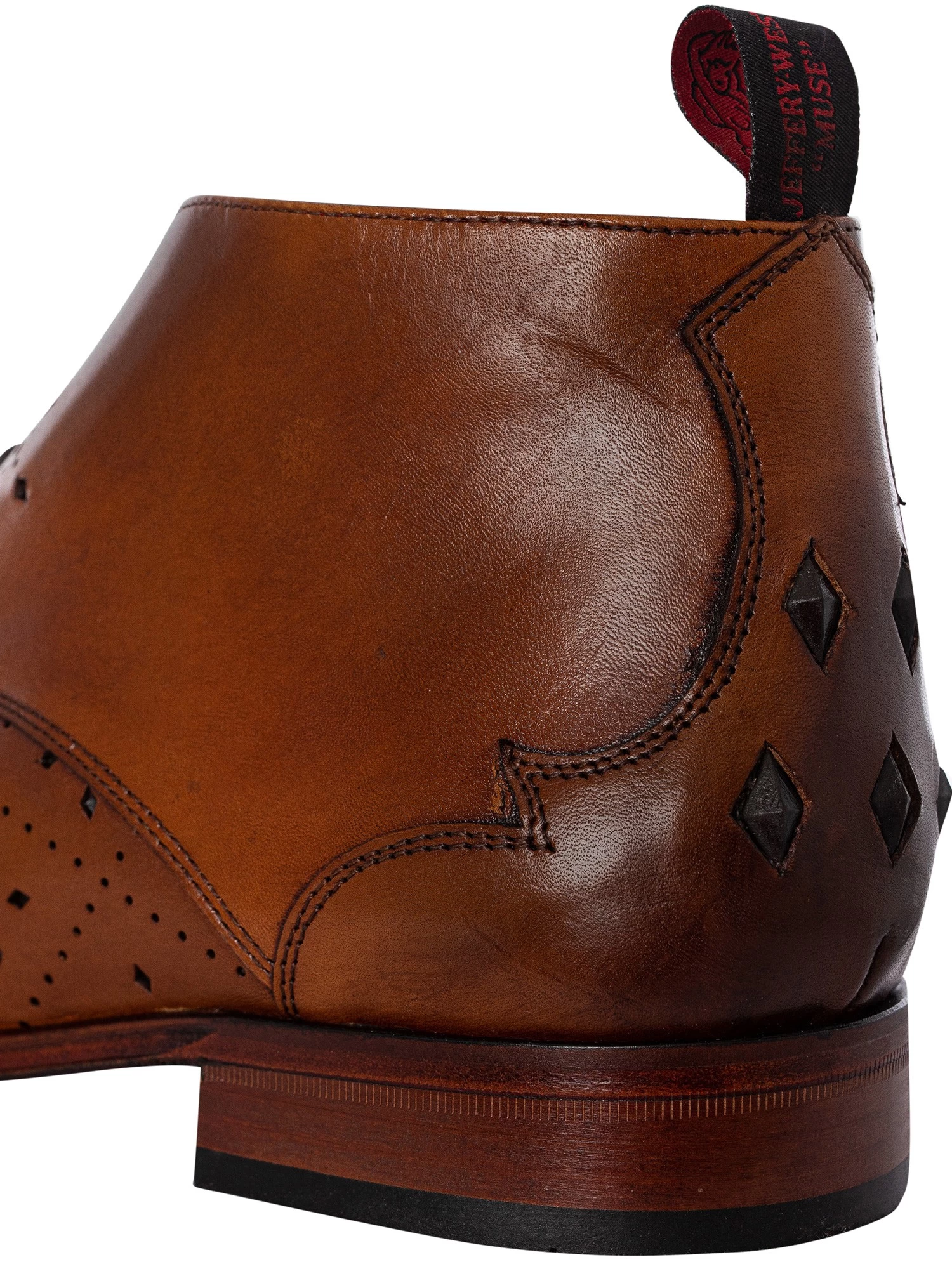 Jeffery West Chukka Diamond Leather Boots - Castano - Image 9