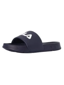 Fila Logo Sliders - Navy
