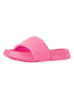 Fila Outline Logo Sliders - Hot Pink