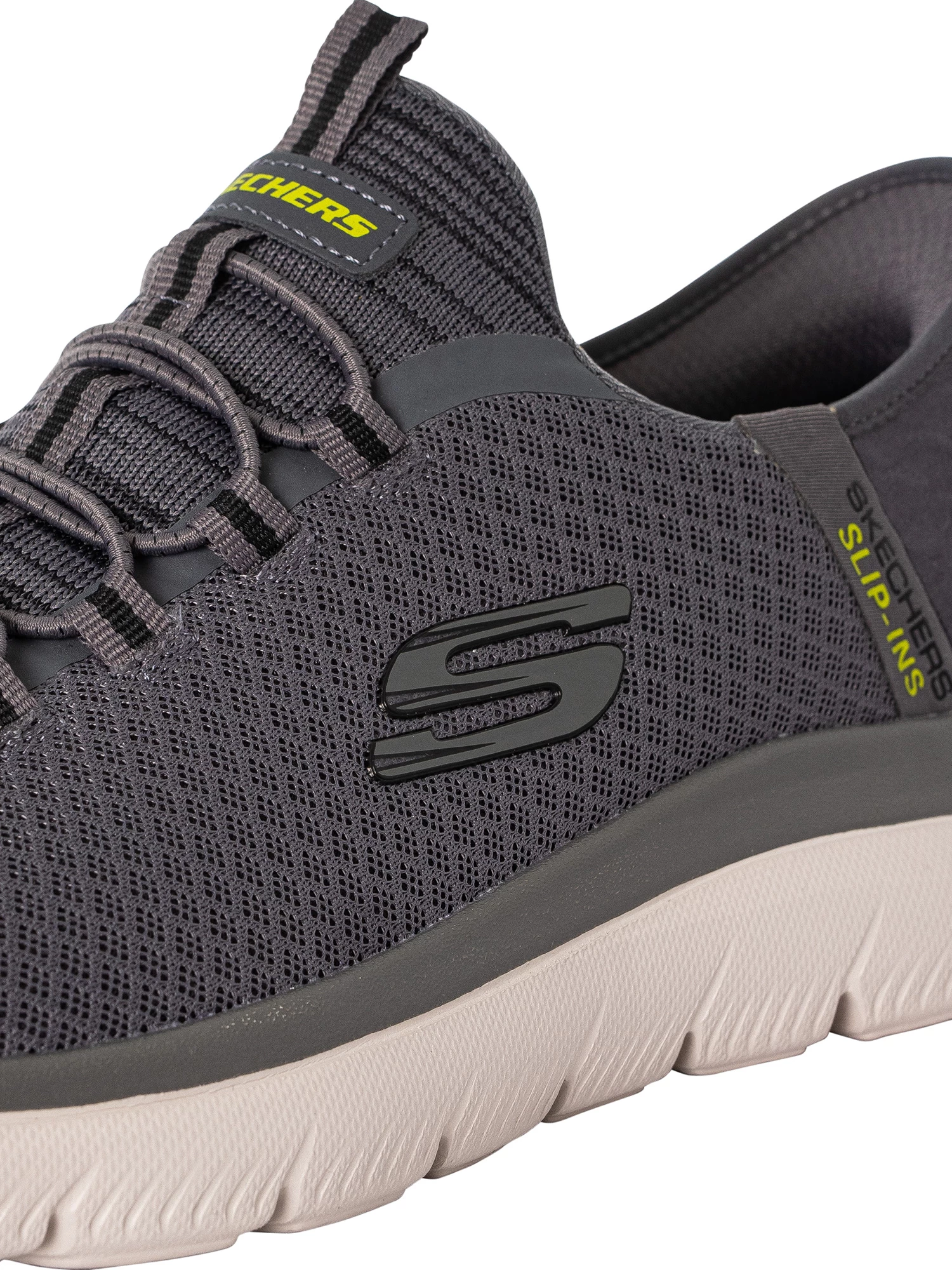 Skechers Slip Ins Summits High Range Trainers - Charcoal - Image 8