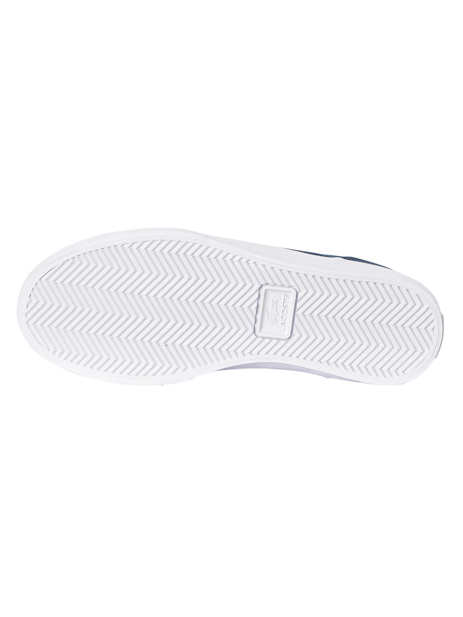 Lacoste Lerond Pro BL 123 1 CMA Canvas Trainers - Navy/White - Image 7