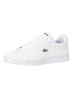 Lacoste Carnaby Pro 123 8 SMA Leather Trainers - White/Black