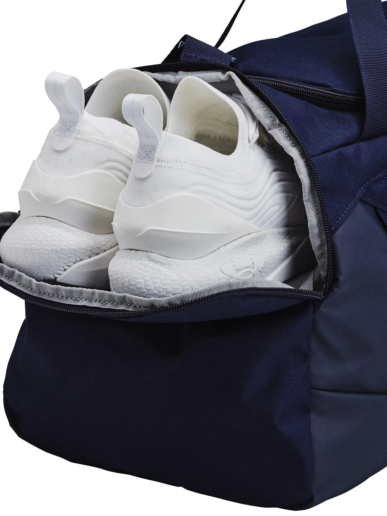 Under Armour Undeniable 5.0 Duffle Bag - Midnight Navy/Metallic Silver - Image 3