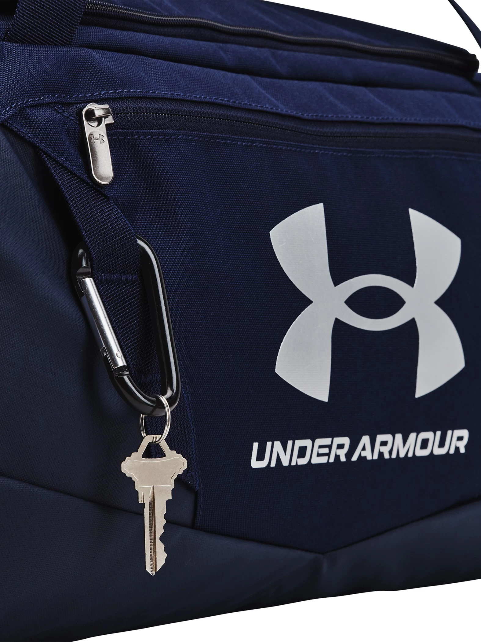 Under Armour Undeniable 5.0 Duffle Bag - Midnight Navy/Metallic Silver - Image 4