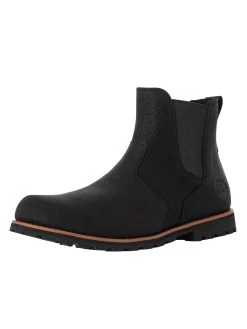 Timberland Attleboro Chelsea Leather Boots - Black