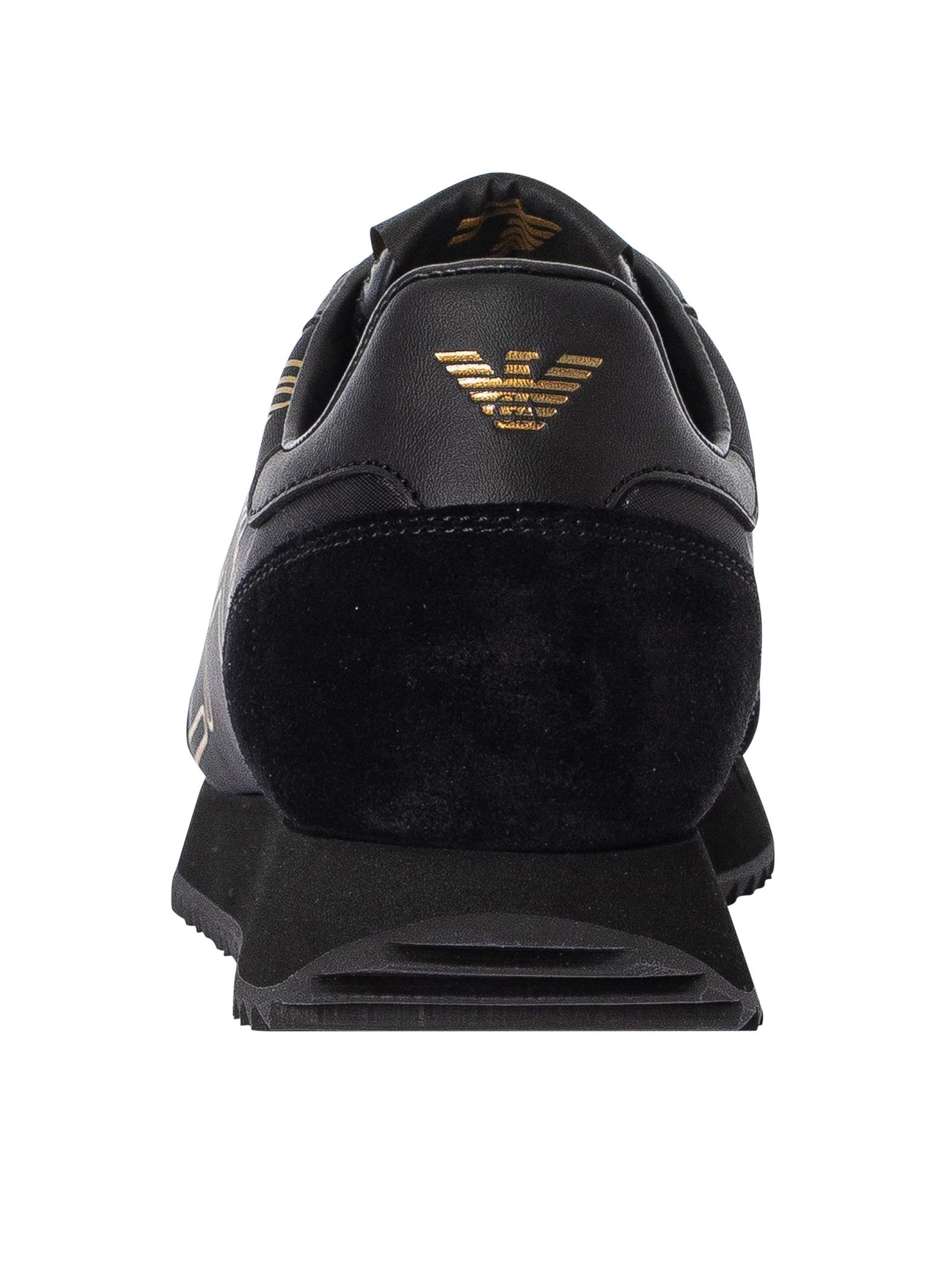 EA7 Side Logo Trainers - Black/Gold - Image 5