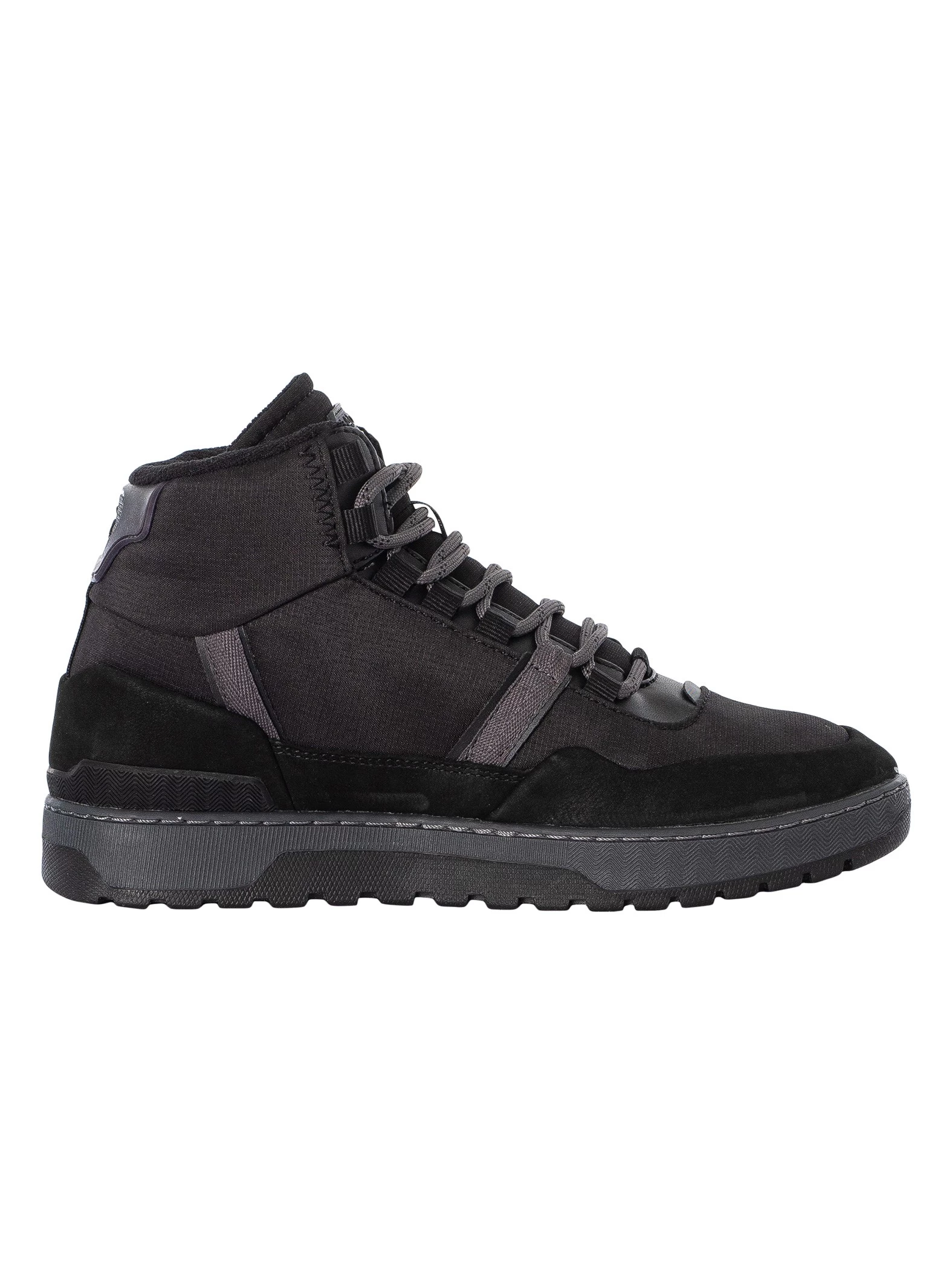 Lacoste T-Clip Winter Mid 222 2 SMA Trainers - Black/Dark Grey - Image 3