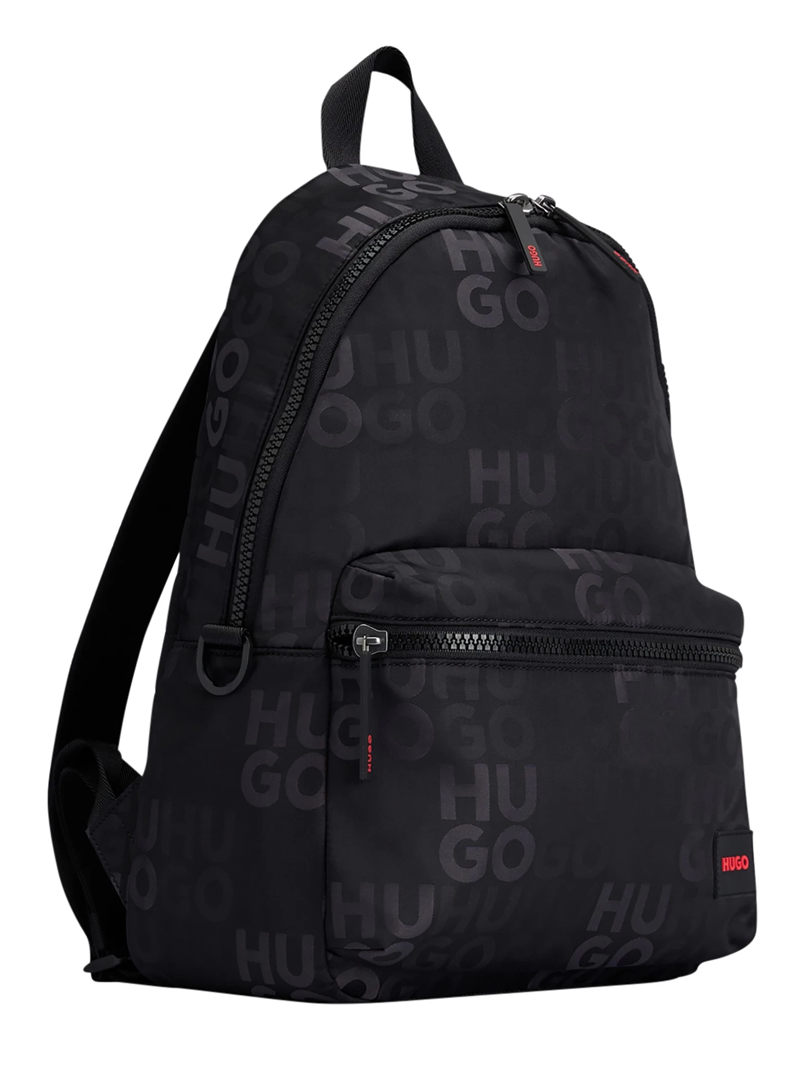 HUGO Ethon 2.0 Multi Logo Backpack - Black - Image 2