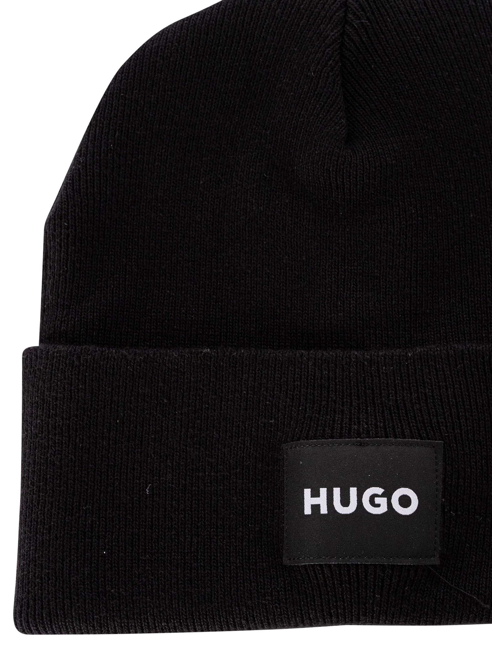 HUGO Xevon Beanie - Black - Image 2