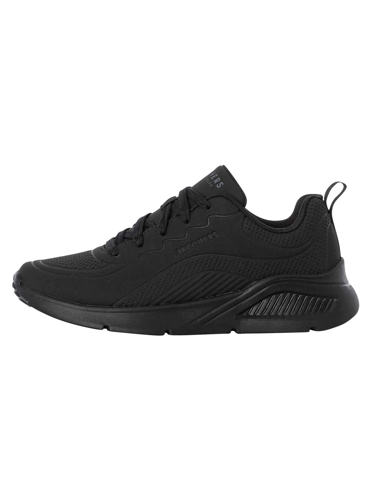 Skechers Uno Lite Trainers - Black - Image 2