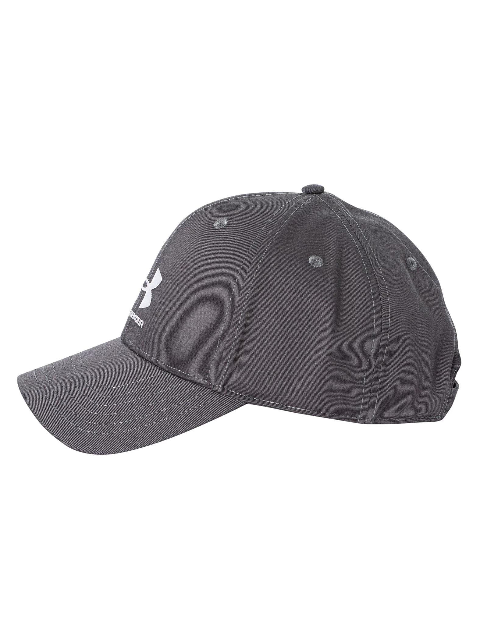 Under Armour Branded Lockup Adjustable Baseball Cap - Grey - Image 2
