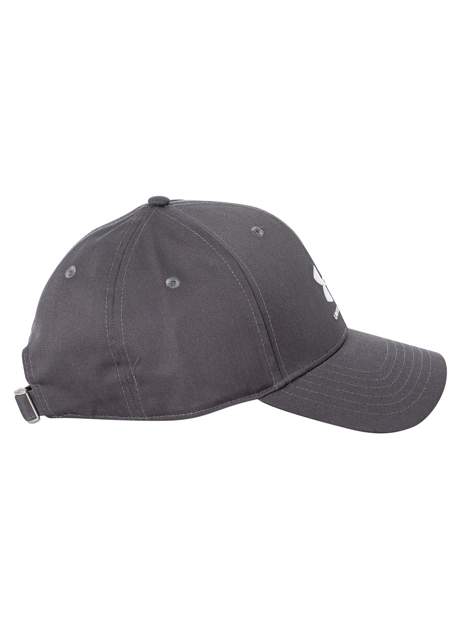 Under Armour Branded Lockup Adjustable Baseball Cap - Grey - Image 4