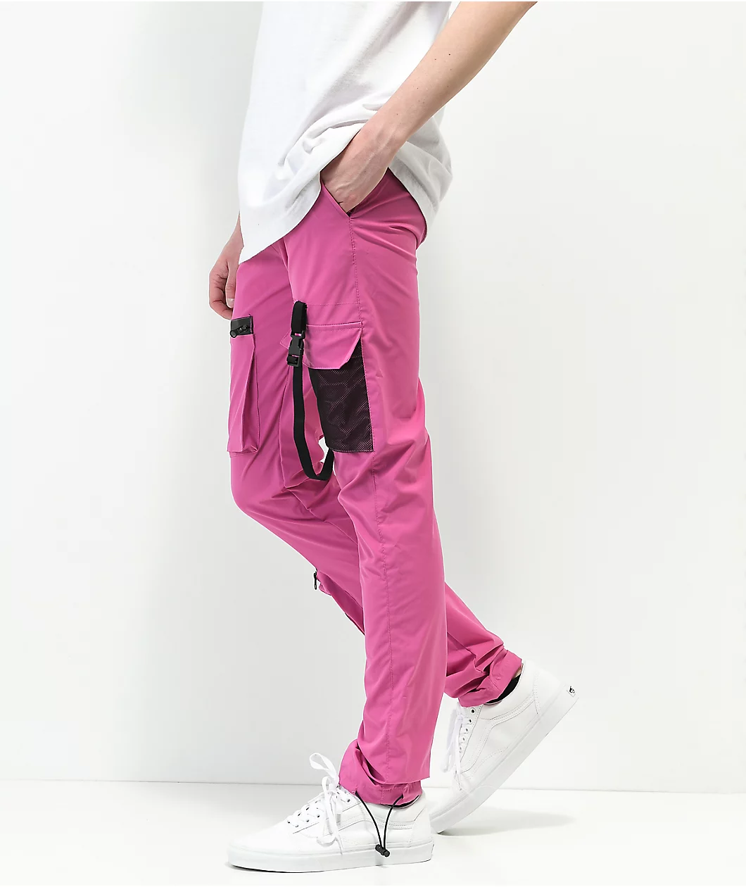 American Stitch Multi Pink Cargo Pants - Image 3