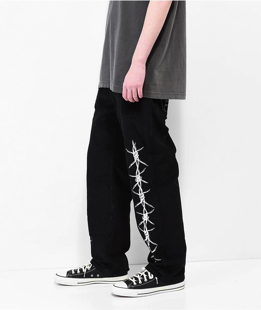 Broken Promises Nashville Black Corduroy Pants - Image 3