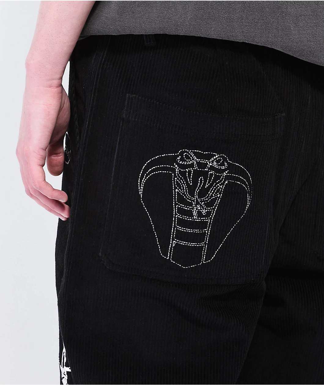 Broken Promises Nashville Black Corduroy Pants - Image 5