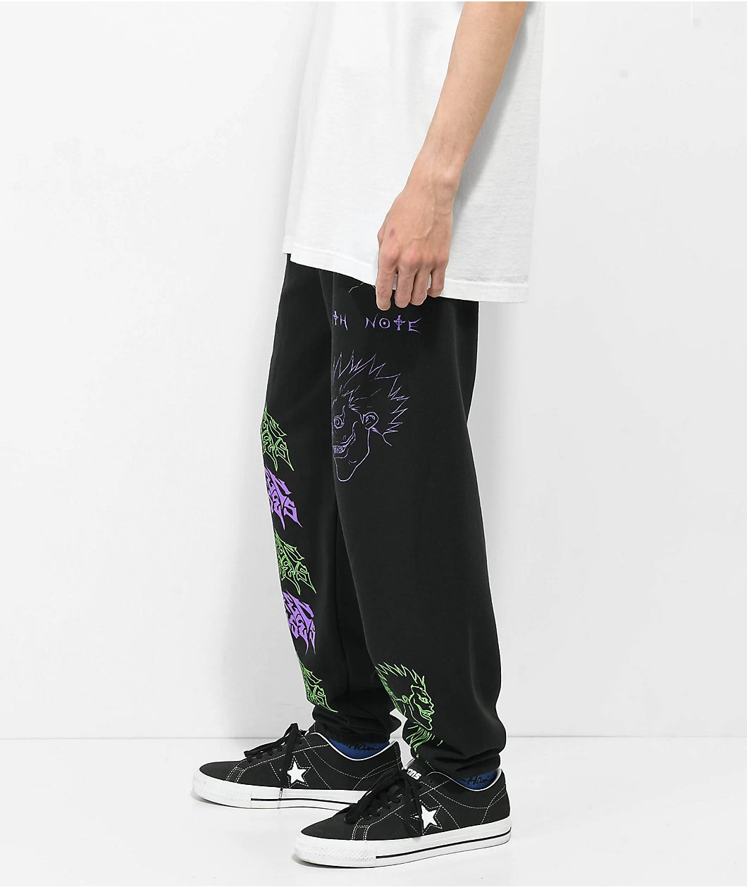 Broken Promises X Death Note Ryuk Black Sweatpants - Image 2