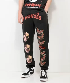Broken Promises X Dracula Dracula The Count Black Sweatpants