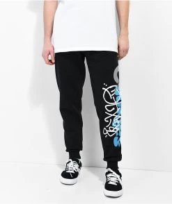 Cookies X OTXBOYZ Graffiti Paint Black Sweatpants
