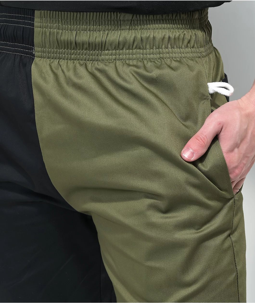 Cookman Crazy Patter Olive & Black Chef Pants - Image 3