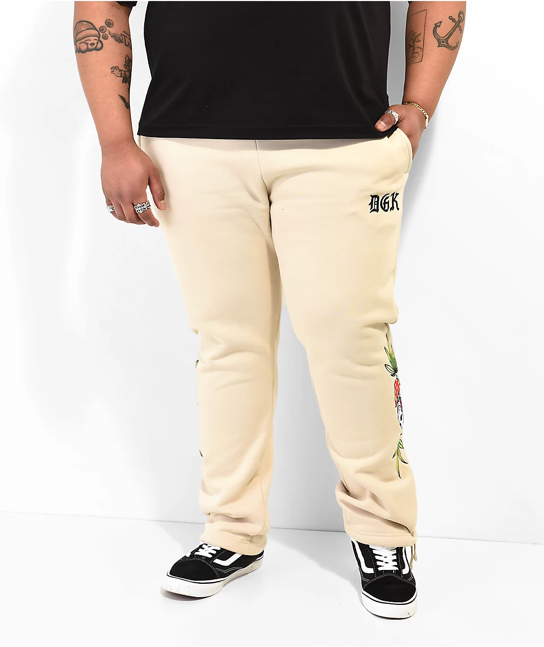 DGK Harmony Sand Fleece Sweatpants - Image 3