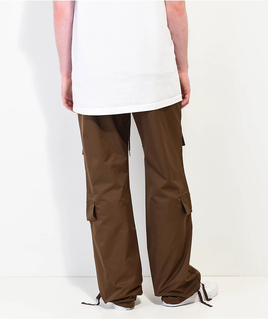 EPTM Dave East Brown Fitted Cargo Pants - Image 2
