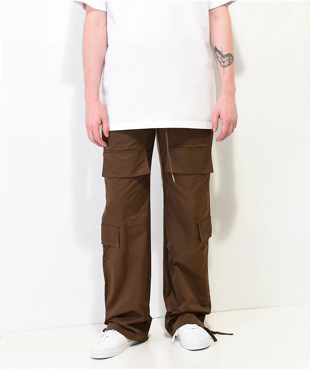 EPTM Dave East Brown Fitted Cargo Pants