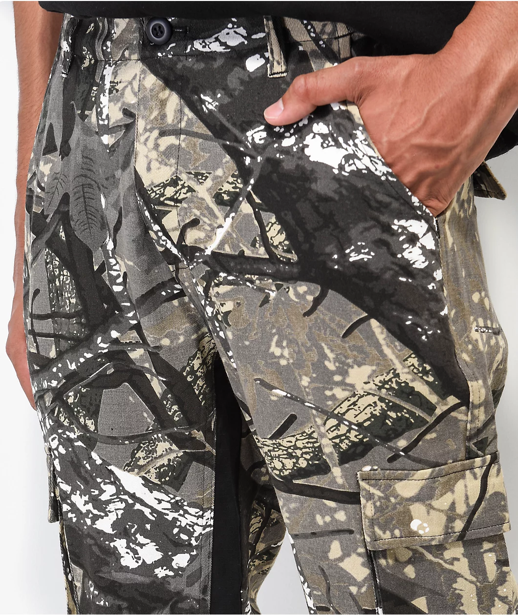 EPTM Hunter Camo & Black Flare Pants - Image 4