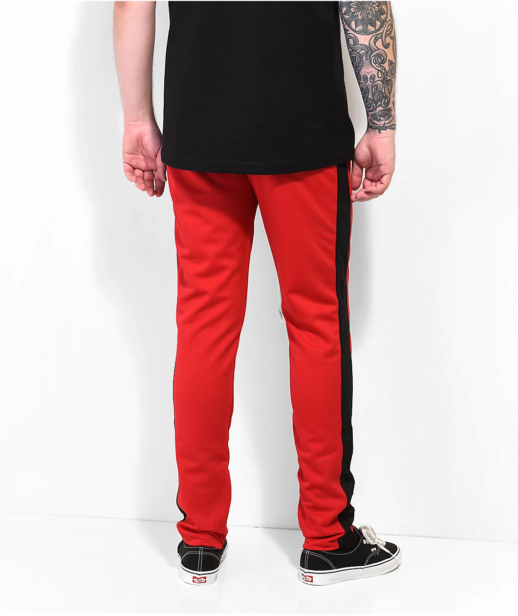 EPTM Red & Black Track Pants - Image 7