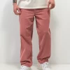 Empyre Skate Loose Fit Mauve Corduroy Pants
