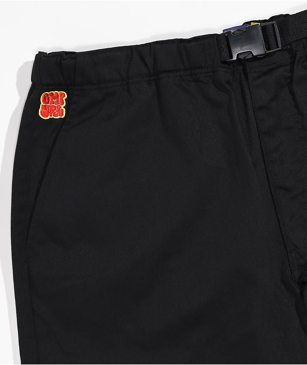 Empyre Tyson Loose Fit Black Elastic Waist Skate Pants - Image 6