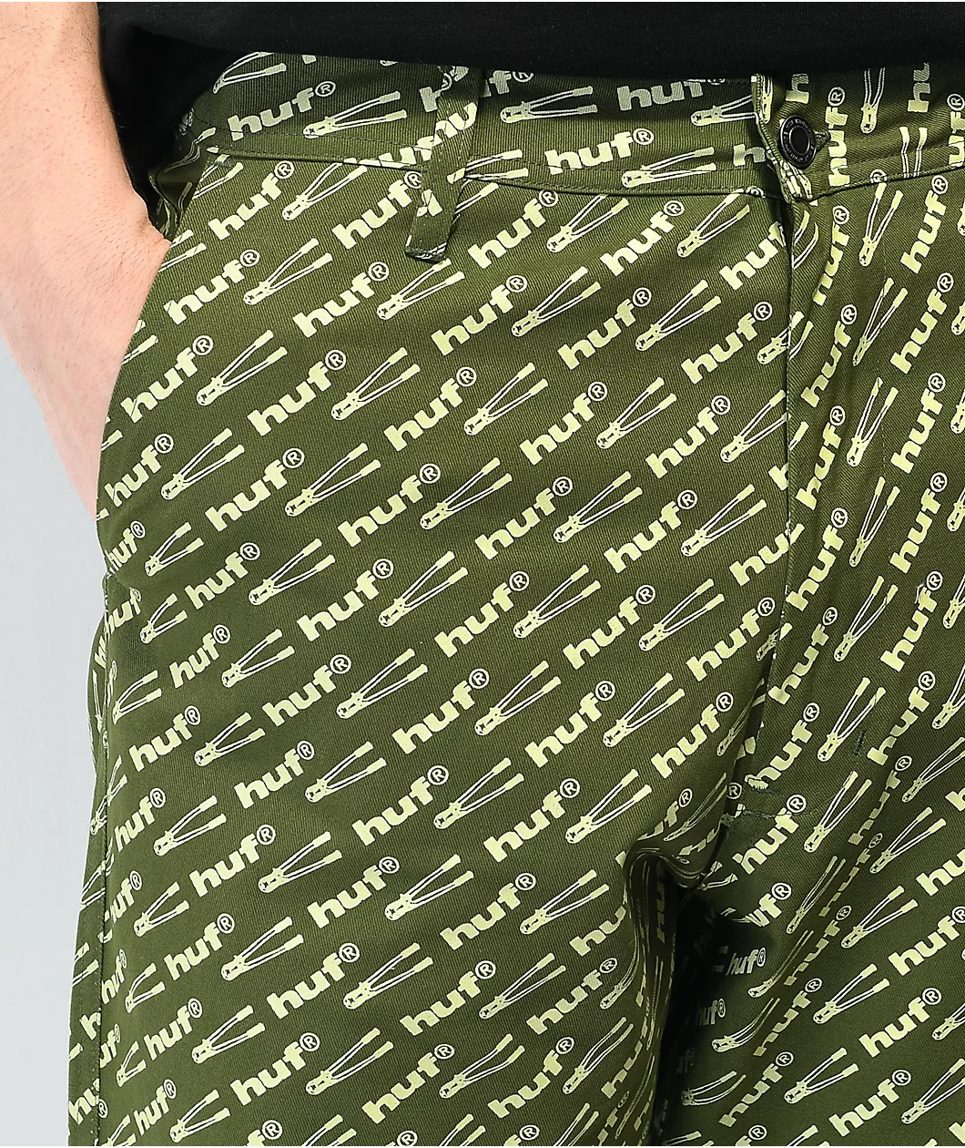 HUF Breaker Boyd Olive Pants - Image 4