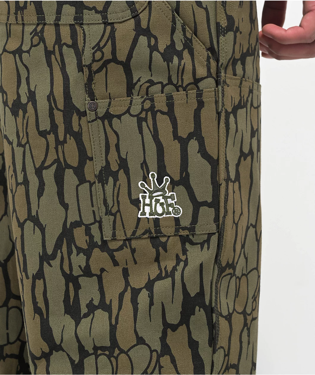 HUF Gilman Double Knee Camo Carpenter Pants - Image 6