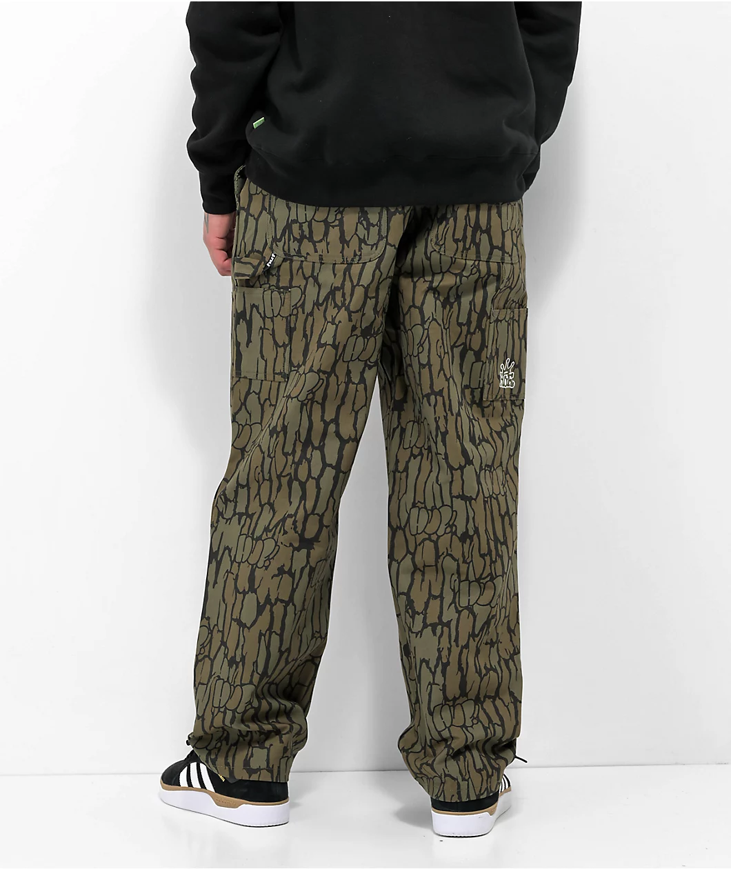 HUF Gilman Double Knee Camo Carpenter Pants - Image 2