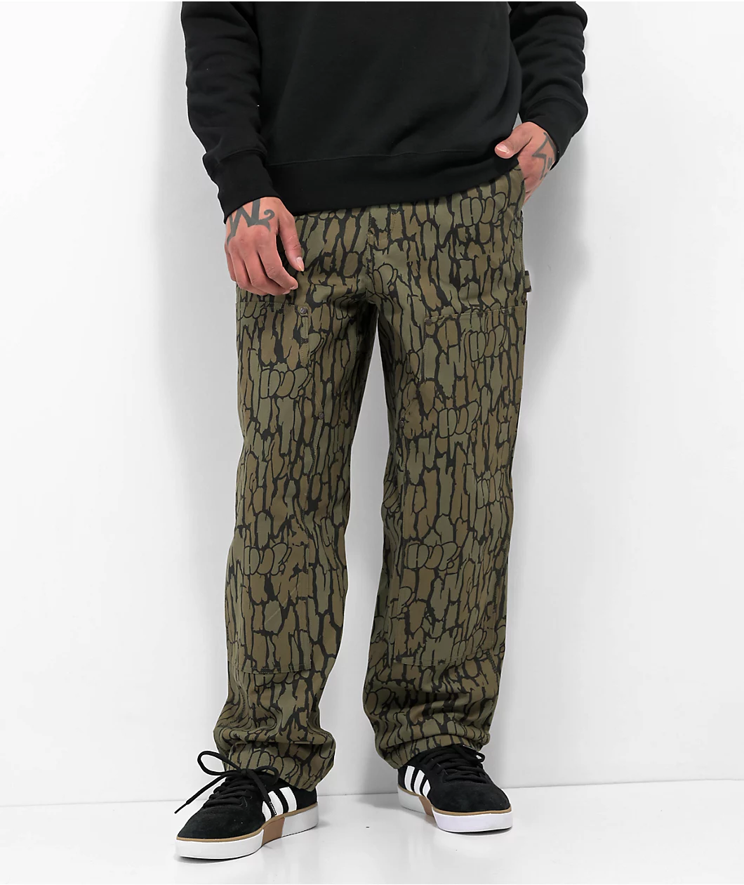 HUF Gilman Double Knee Camo Carpenter Pants