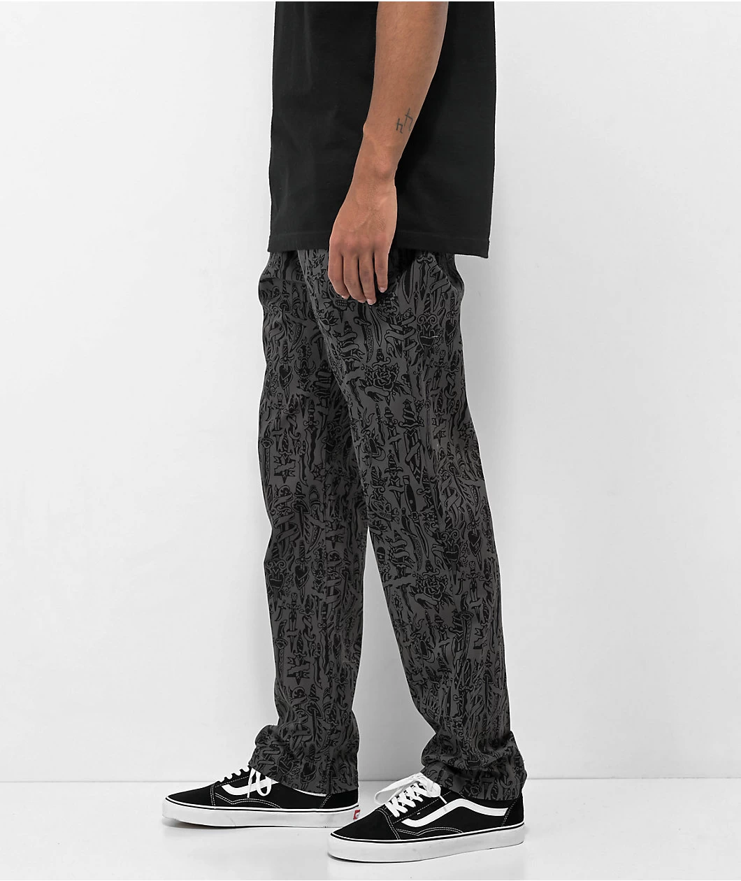 Lurking Class By Sketchy Tank Dagger Grey Pants - Image 3
