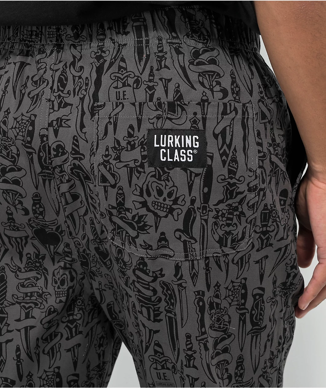 Lurking Class By Sketchy Tank Dagger Grey Pants - Image 5