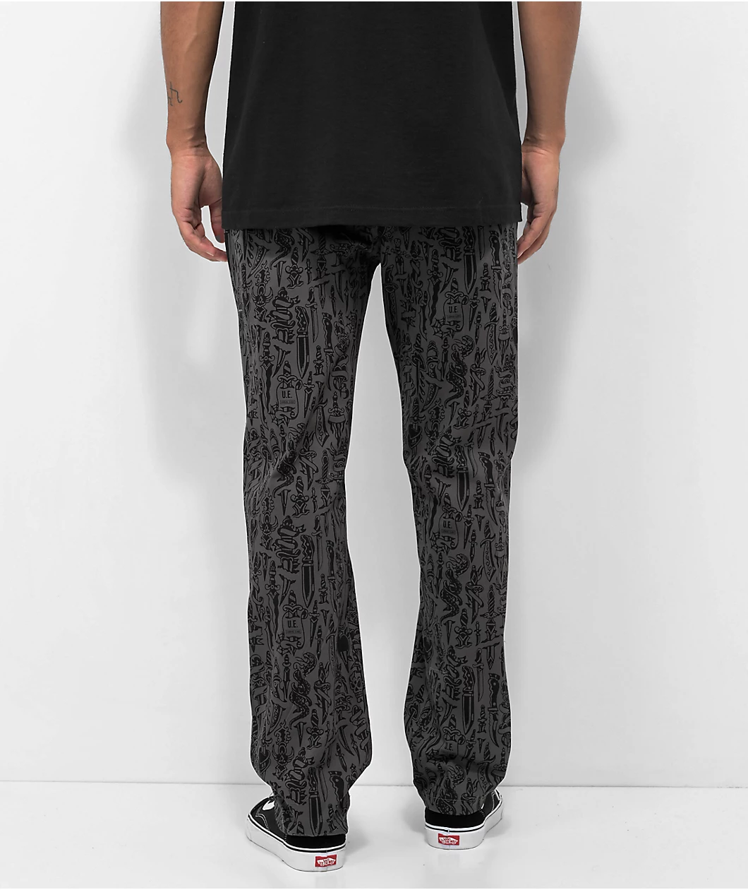 Lurking Class By Sketchy Tank Dagger Grey Pants - Image 2