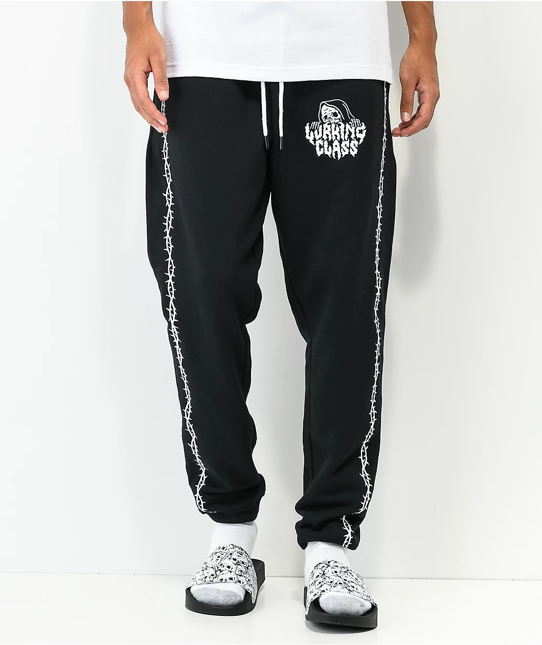 Lurking Class By Sketchy Tank Thorns Black Jogger Sweatpants
