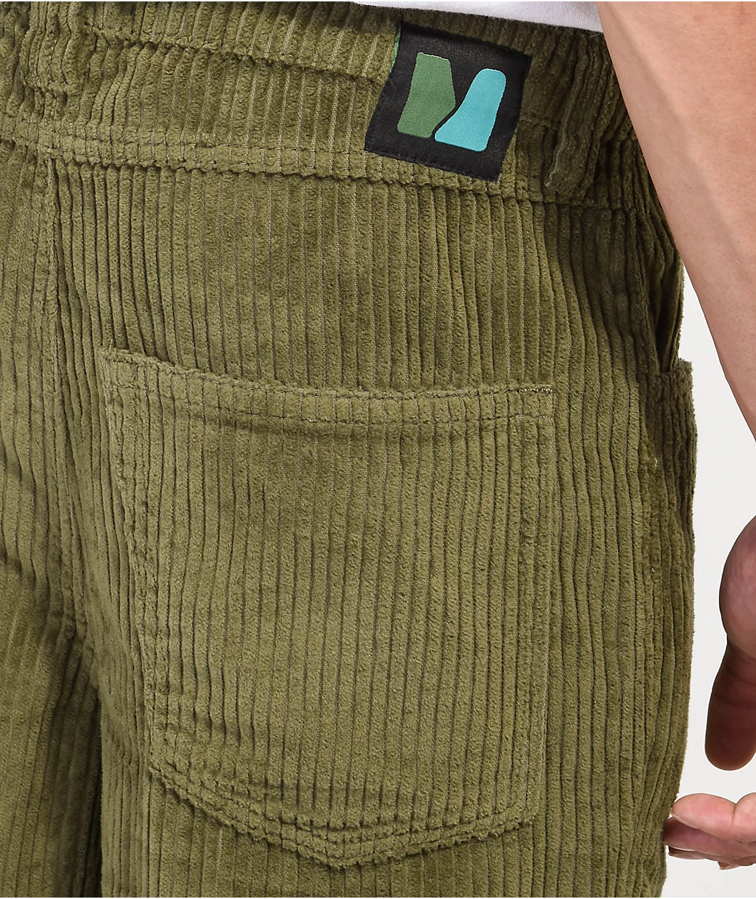 Monet Push Olive Corduroy Skate Pants - Image 6